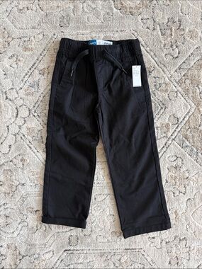 Old Navy Black Pull-On Boys XS Pants NWT